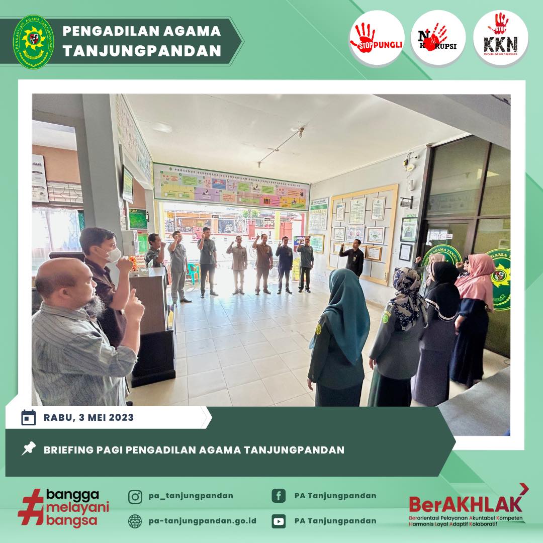 03052023 briefing pagi